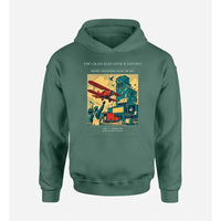Thumbnail for VINTAGE G4451 - The Grain Elevator Waypoint - Premium Hoodie design on green premium