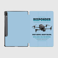 Thumbnail for BRINC Responder design on light blue samsung tablet tablet case