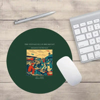 Thumbnail for VINTAGE G4487 - The Vintage Fly-In Breakfast - Designed Mouse Pads design on darkgreen round