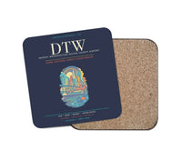 Thumbnail for Detroit Metropolitan Wayne County Airport DTW - Navy Blue