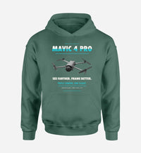 Thumbnail for DJI Mavic 4 Pro design on green hoodie single side