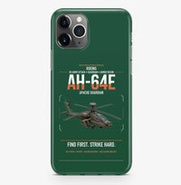 Thumbnail for Boeing AH-64E Apache Guardian design on dark green magsafe iphone case, for iPhone Pro Max