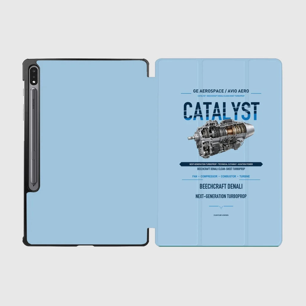 CATALYST design on light blue samsung tablet tablet case