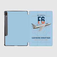 Thumbnail for Hawker Hunter F6 design on light blue samsung tablet tablet case
