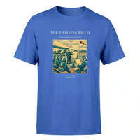 Thumbnail for VINTAGE G4009 - The Training Field - Premium T-Shirt design on blue premium t shirt