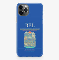Thumbnail for Belem Airport (BEL) design on blue iPhone 16 Pro MagSafe case