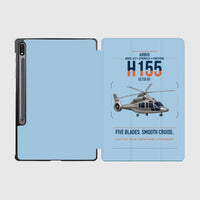Thumbnail for Airbus H155 EC155 B1 design on light blue samsung tablet tablet case