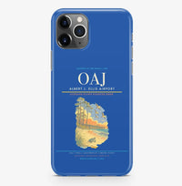 Thumbnail for Jacksonville Airport (OAJ) design on blue iPhone 16 Pro MagSafe case
