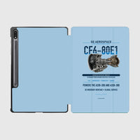 Thumbnail for CF6-80E1 design on light blue samsung tablet tablet case
