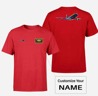 Thumbnail for Customisable Multicolor Airplane T-Shirt - view 5