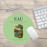 Thumbnail for Chippewa Valley Regional Airport (EAU) design on light green round mouse pad