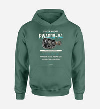 Thumbnail for PW4000-94 design on green hoodie single side