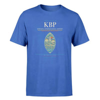 Thumbnail for Kyiv Airport (KBP) Premium T-Shirt Blue