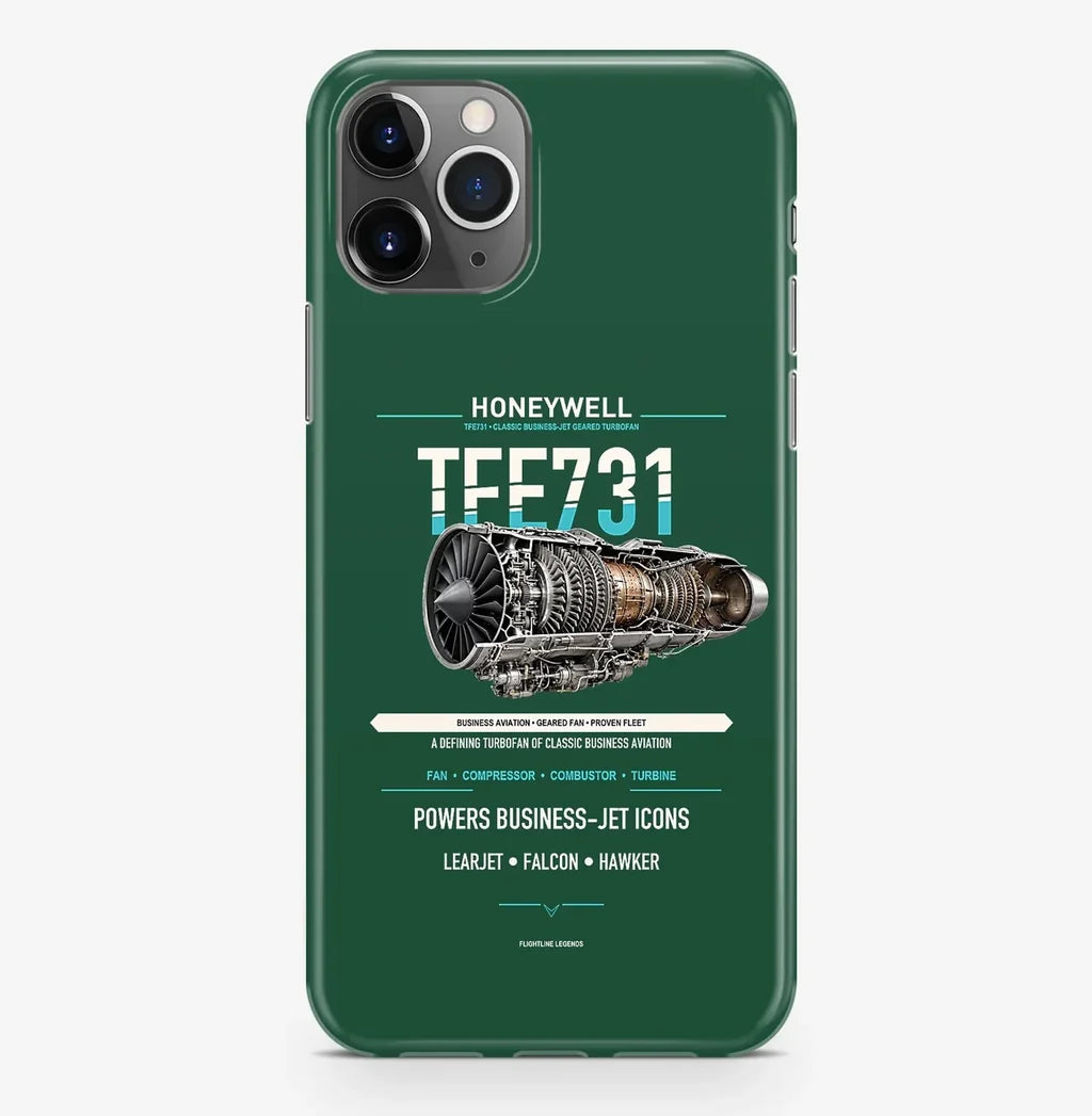 TFE731 Case ProMax design on dark green iphone case promax