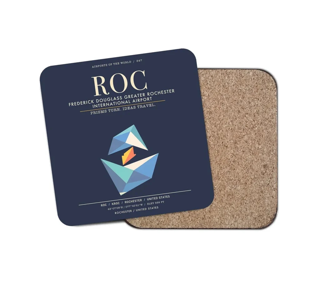 Frederick Douglass Greater Rochester International Airport ROC - Navy Blue