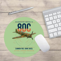 Thumbnail for IAR 80C design on light green round mouse pad