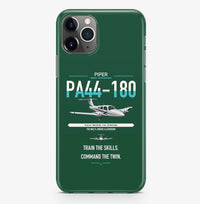 Thumbnail for Piper PA-44-180 Seminole design on dark green magsafe iphone case, for iPhone Pro Max