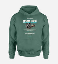 Thumbnail for TRENT 7000 design on green hoodie single side