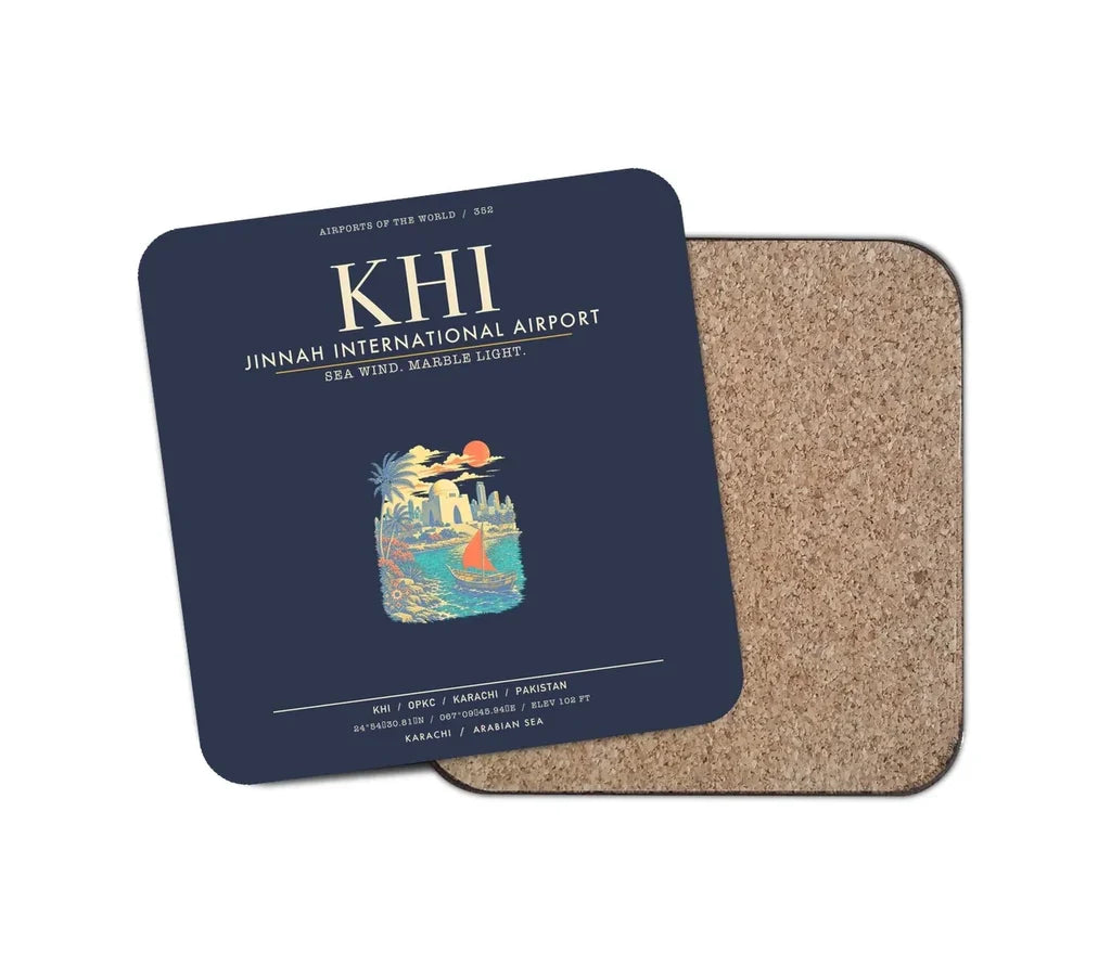 Jinnah International Airport Karachi KHI - Navy Blue