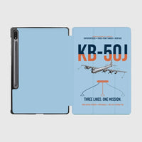 Thumbnail for KB-50J Superfortress design on light blue samsung tablet tablet case