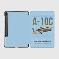Thumbnail for A-10C Thunderbolt II design on light blue samsung tablet tablet case