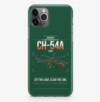 Thumbnail for Sikorsky CH-54A Tarhe design on dark green magsafe iphone case, for iPhone Pro Max
