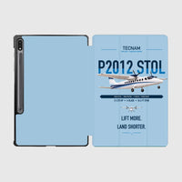 Thumbnail for Tecnam P2012 STOL design on light blue samsung tablet tablet case