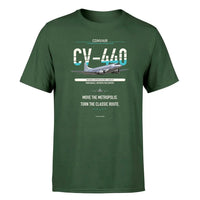 Thumbnail for Convair CV-440 Metropolitan design on dark green single side