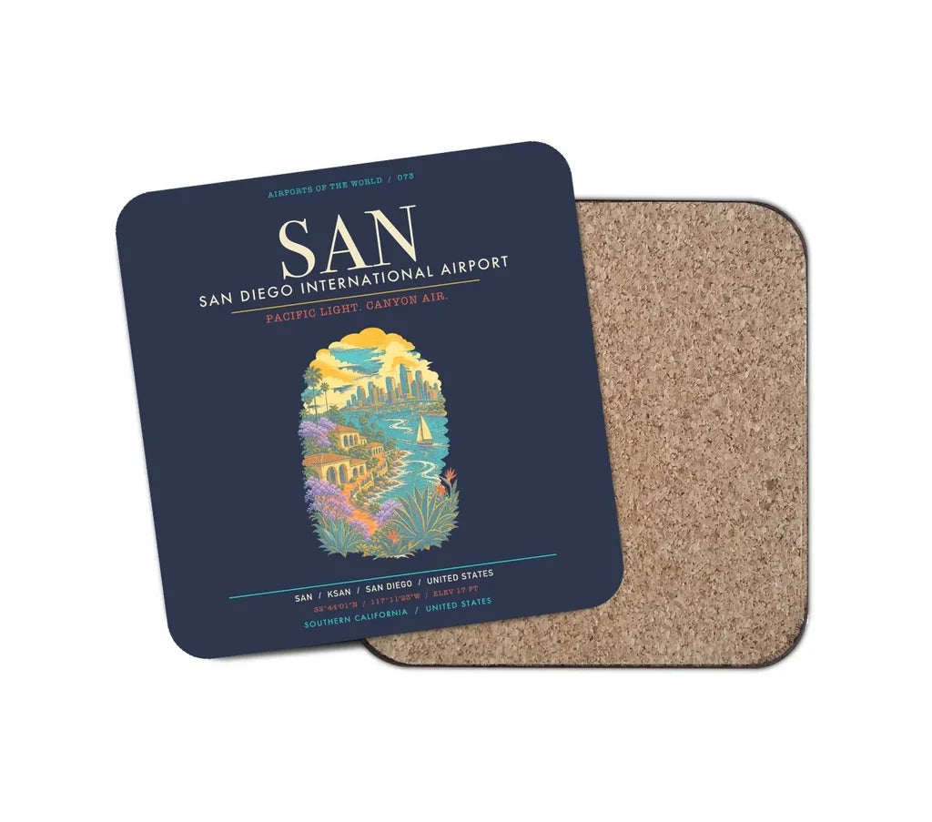 San Diego International Airport SAN - Navy Blue