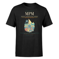 Thumbnail for Maputo International Airport (MPM) T-Shirt single-side front print in Black | maputo-international-airport-mpm-double-side-t-shirt