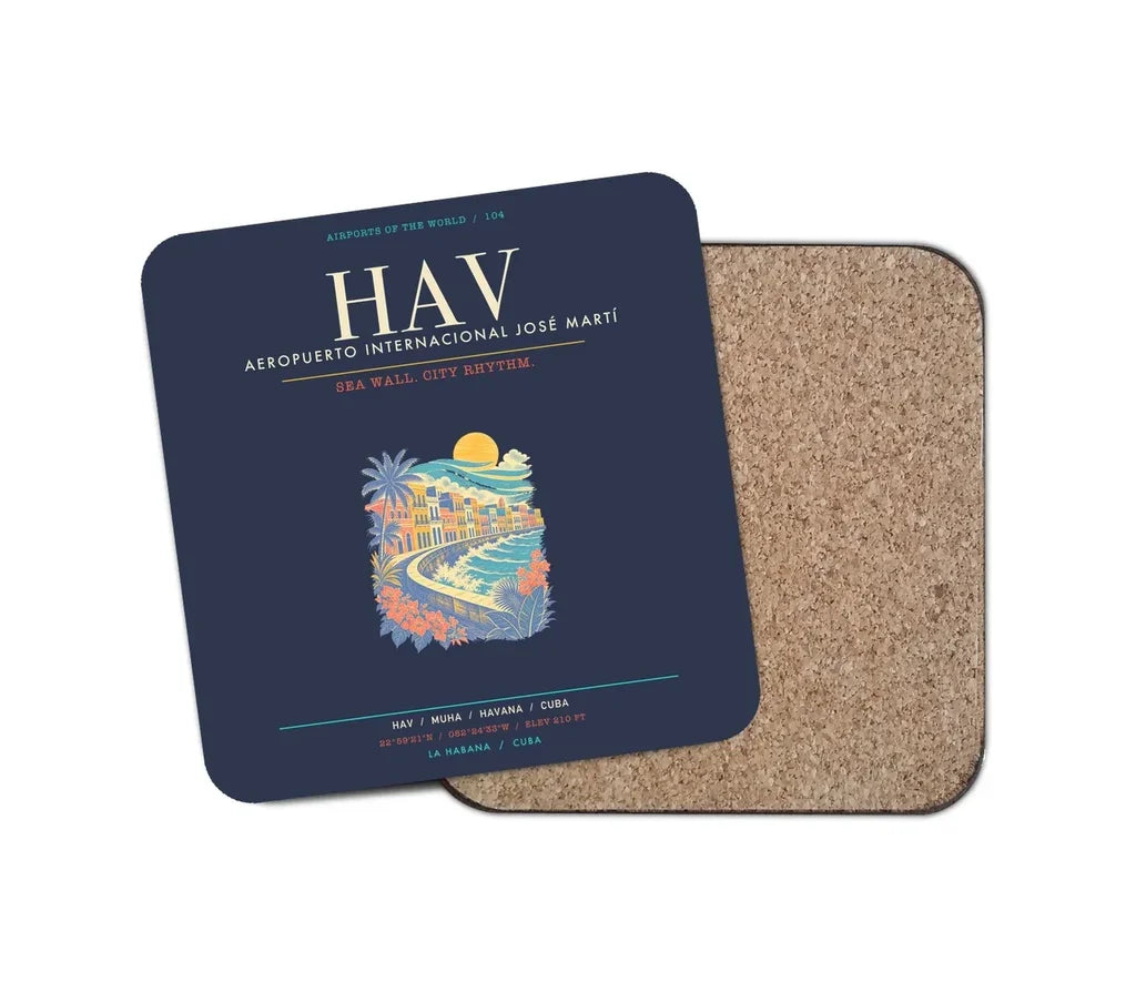 Havana Jose Marti International Airport HAV - Navy Blue