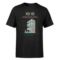 Thumbnail for Mobile Regional Airport (MOB) T-Shirt single-side front print in Black | mobile-regional-airport-mob-double-side-t-shirt