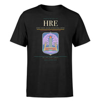 Thumbnail for Robert Gabriel Mugabe International Airport (HRE) T-Shirt single-side front print in Black | robert-gabriel-mugabe-international-airport-hre-double-side-t-shirt