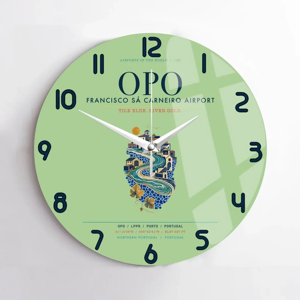 Porto Francisco Sa Carneiro Airport OPO - Douro Azulejo Current - Green