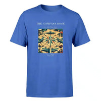 Thumbnail for VINTAGE G4139 - The Compass Rose - Premium T-Shirt design on blue premium t shirt