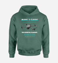 Thumbnail for DJI Mavic 3 Classic design on green hoodie single side