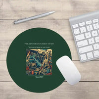 Thumbnail for VINTAGE G4455 - The Restoration First Start - Designed Mouse Pads design on darkgreen round