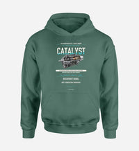 Thumbnail for CATALYST design on green hoodie single side