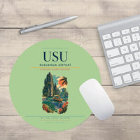 Thumbnail for Busuanga Airport (USU) design on light green round mouse pad