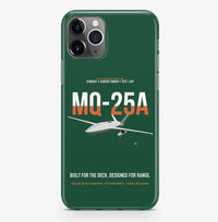 Thumbnail for MQ-25A STINGRAY design on dark green magsafe iphone case, for iPhone Pro Max