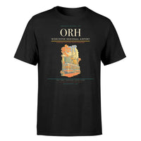 Thumbnail for Worcester Regional Airport (ORH) T-Shirt single-side front print in Black | worcester-regional-airport-orh-double-side-t-shirt