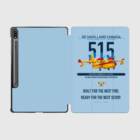 Thumbnail for De Havilland Canadair 515 design on light blue samsung tablet tablet case