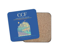 Thumbnail for Carcassonne Airport CCF Coaster 1-Piece - Blue