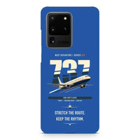 Thumbnail for Boeing 737-400 Classic design on samsung case - blue