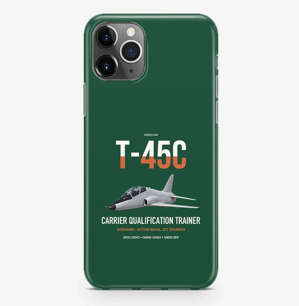 T-45C Goshawk design on dark green magsafe iphone case, for iPhone Pro Max