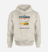 Thumbnail for Bristol Sycamore HR14 design on khaki double-side hoodie, single-side print
