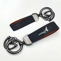 Thumbnail for Carbbean Airlines Horseshoe Buckle key chain in black