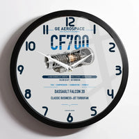 Thumbnail for CF700 design on light gray framed wall clock