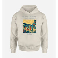 Thumbnail for VINTAGE G4392 - The Rural Library Wing - Premium Hoodie design on khaki premium