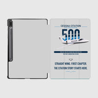 Thumbnail for Cessna Citation 500 - Citation I design on light gray samsung tablet tablet case